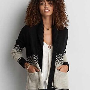 American Eagle Shawl Collar Cardigan Sweater
